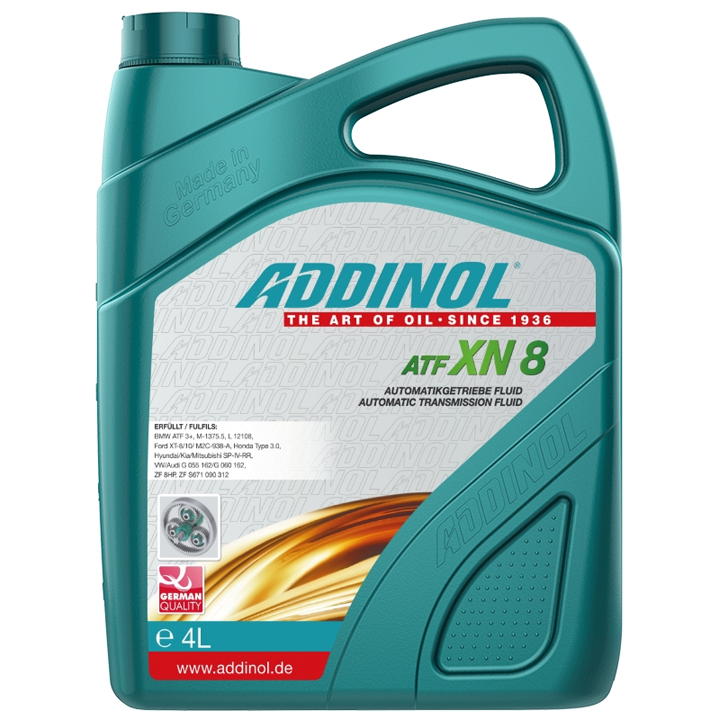 ADDINOL ATF XN 8 4ლ ტრანსმისიის ზეთი (მწვანე)