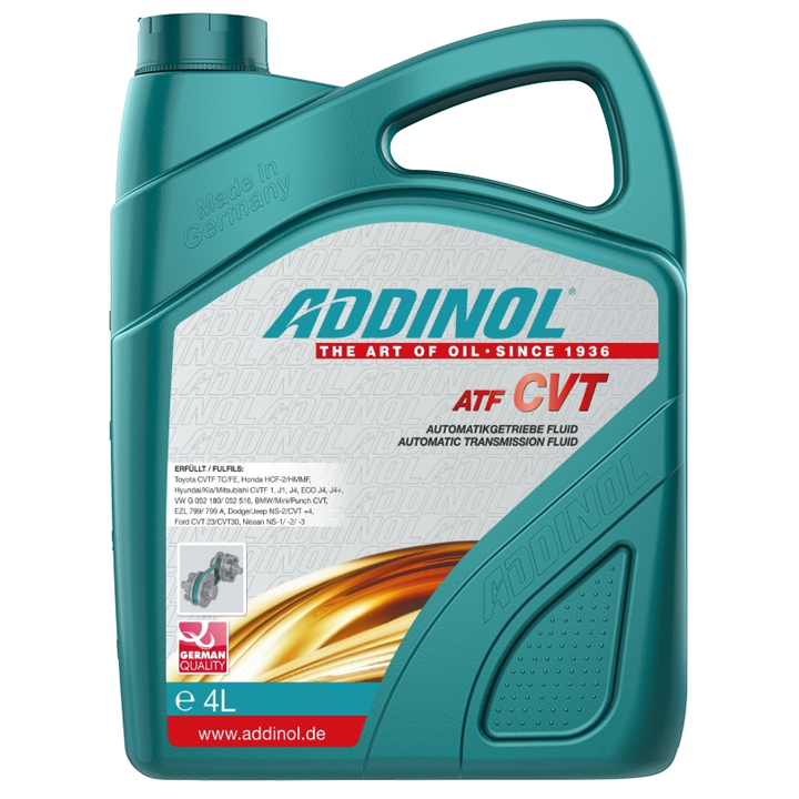 ADDINOL ATF CVT 4ლ ტრანსმისიის ზეთი (წითელი)