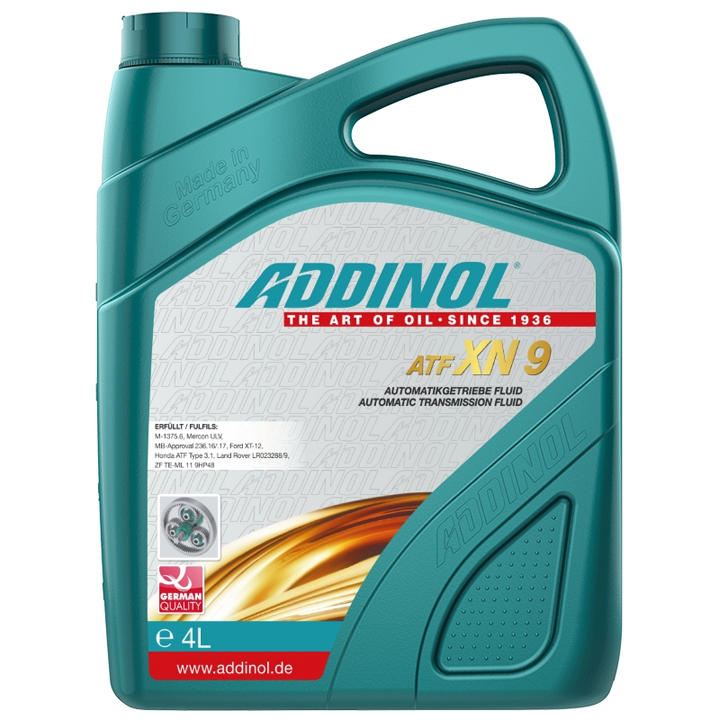 ADDINOL ATF XN 9 1ლ ტრანსმისიის ზეთი (ყვითელი) - Image 2