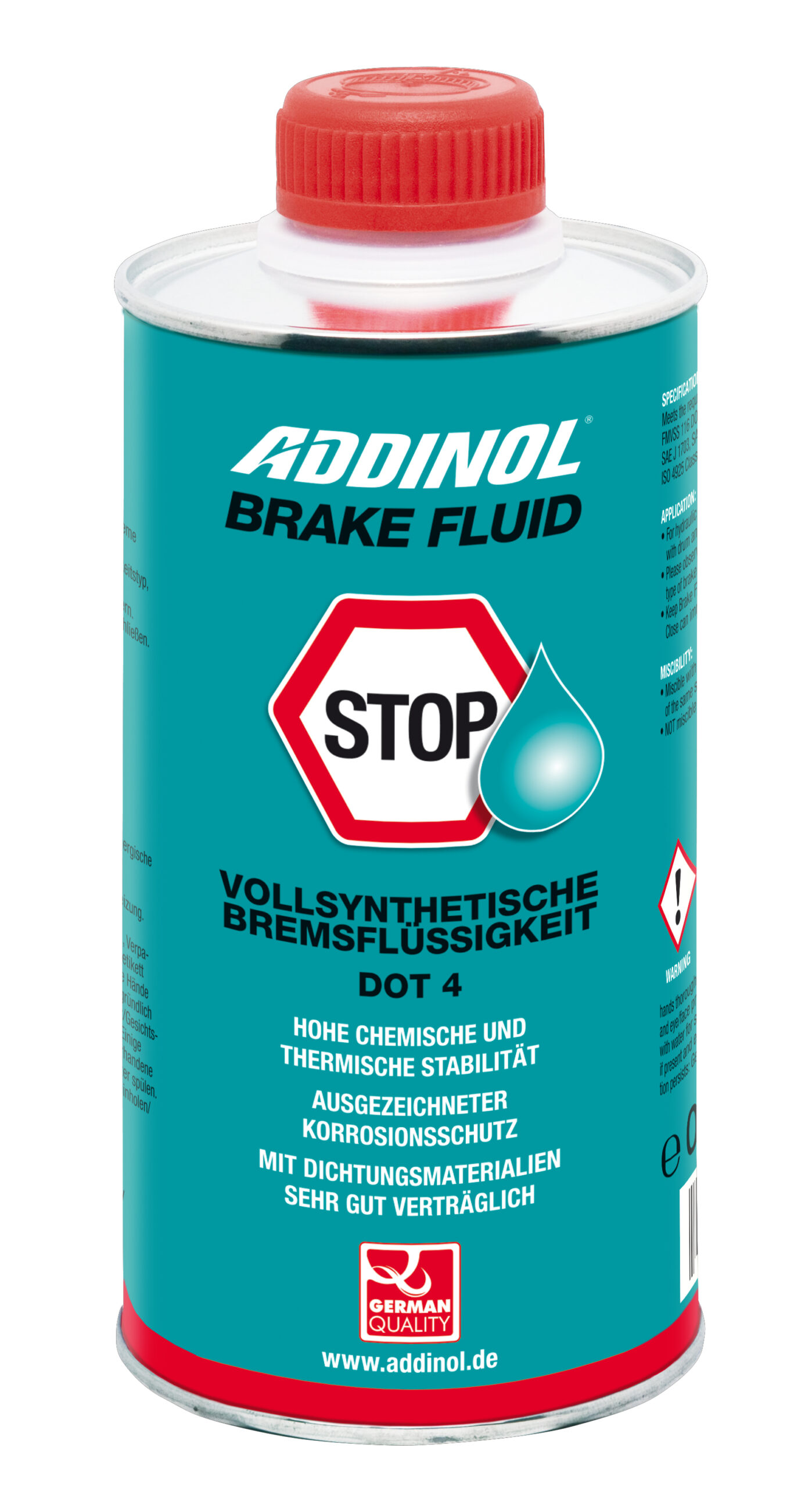ADDINOL BRAKE FLUID DOT 4 0.5ლ სამუხრუჭე სითხე