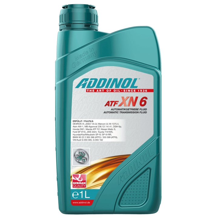 ADDINOL ATF XN 6 1ლ ტრანსმისიის ზეთი (წითელი)